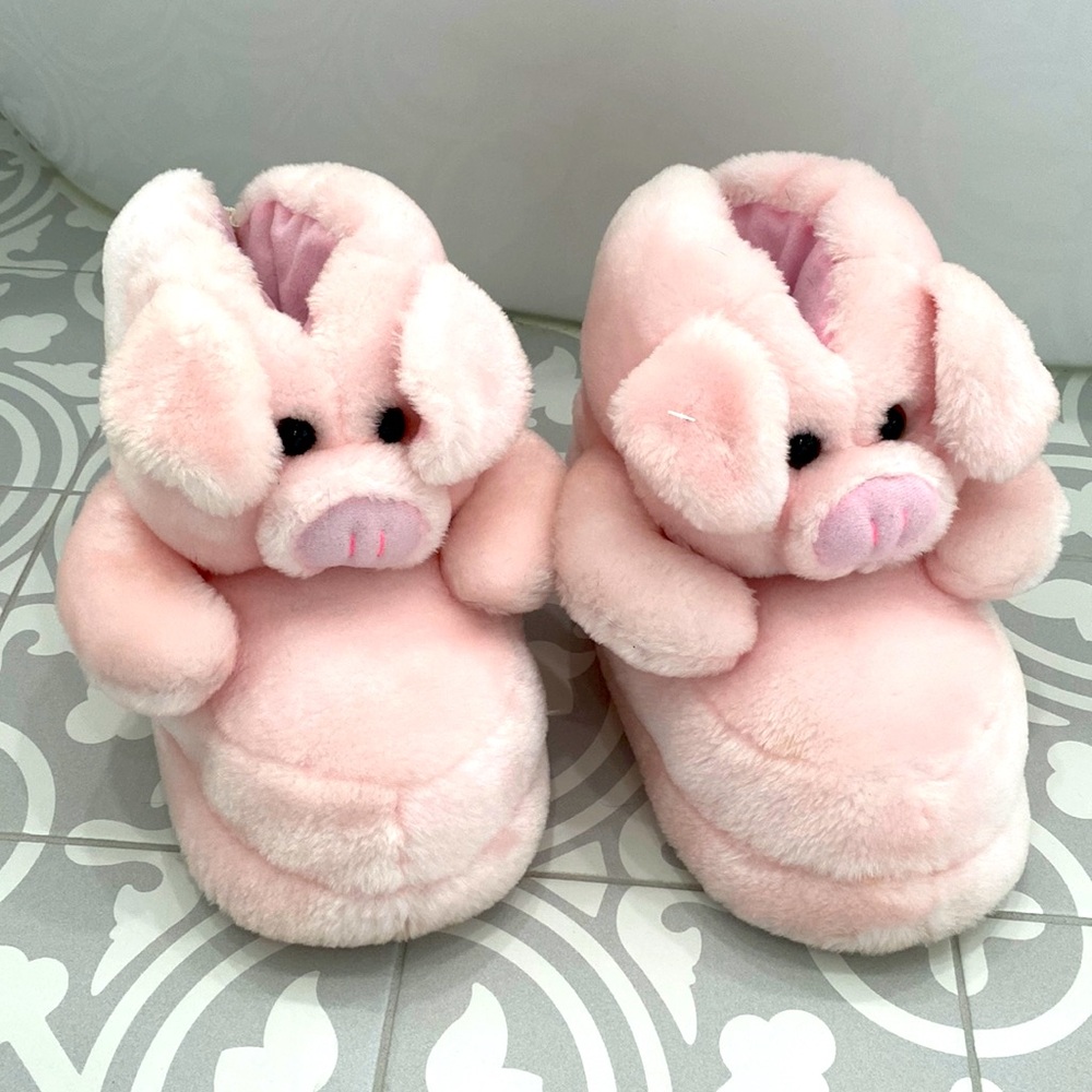 Pink Pig Slippers 🐷